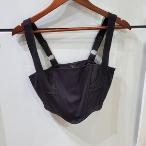 Forever 21 Black Crop Top